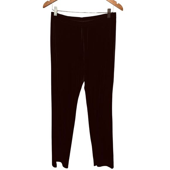 Exact Change VTG Black Velvet Velour Pull On Dress Evening Whimsygoth Gothic L - Picture 1 of 5